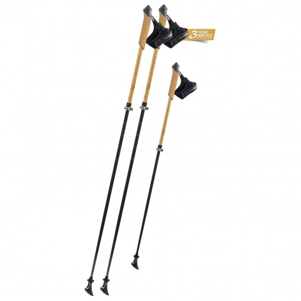 Komperdell - Bayamo Carbon Vario - Nordic Walking Stöcke Gr 105-125 cm bamboo von Komperdell