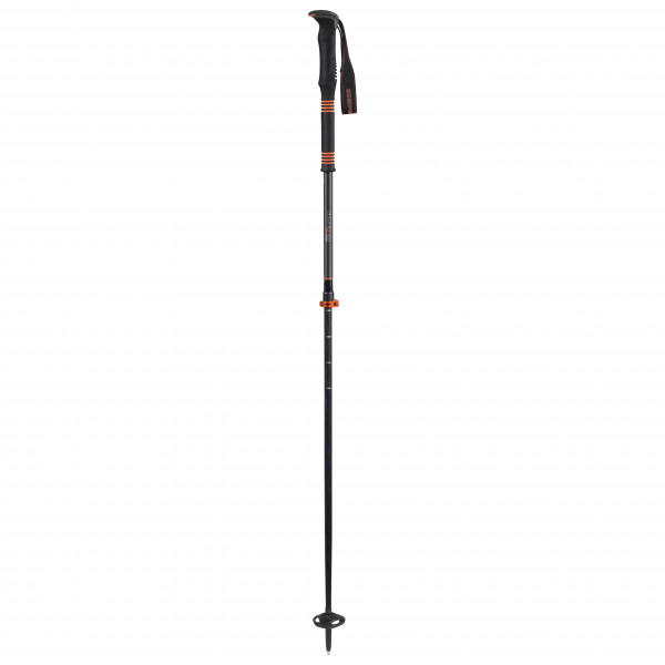 Komperdell - Carbon C2 Ultralight - Skitourenstöcke Gr 110-140 cm schwarz/orange von Komperdell