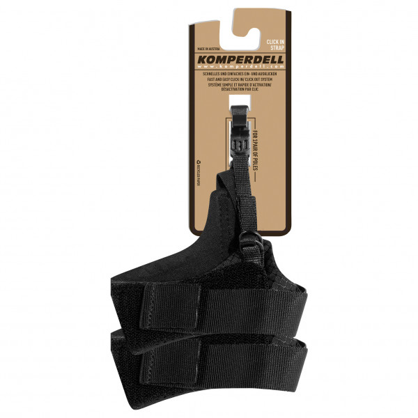 Komperdell - Nordic Walking Strap Click-In 2.0 - Handschlaufe Gr S schwarz Komperdell - Nordic Walking Strap Click-In 2.0 - Handschlaufe Gr S schwarz von Komperdell