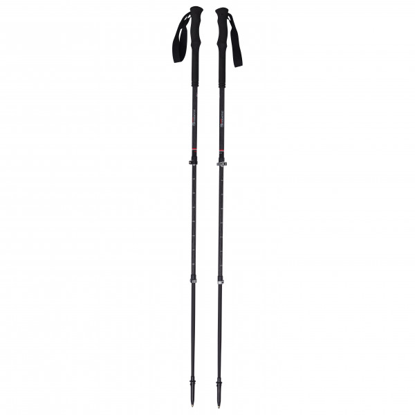 Komperdell - Speed Trail Carbon - Trekkingstöcke Gr 105-140 cm schwarz/rot Komperdell - Speed Trail Carbon - Trekkingstöcke Gr 105-140 cm schwarz/rot von Komperdell