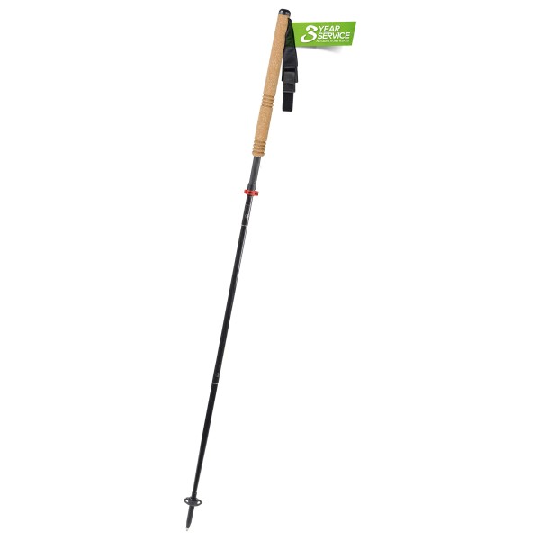 Komperdell - Travel & Wading Staff FXP Vario - Trekkingstock Gr 115-135 cm schwarz von Komperdell