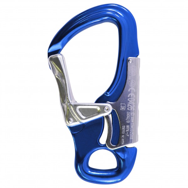 Kong - Einhandkarabiner Tango - Klettersteig-Karabiner grau/schwarz von Kong