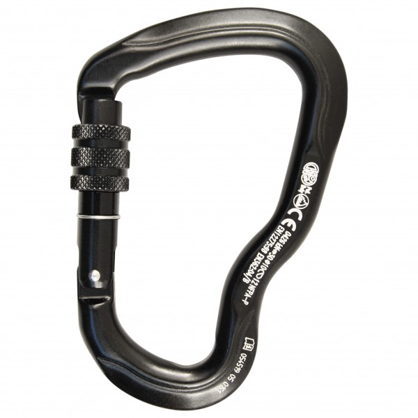 Kong - Ferrata Screw Sleeve - Klettersteig-Karabiner grau/schwarz von Kong