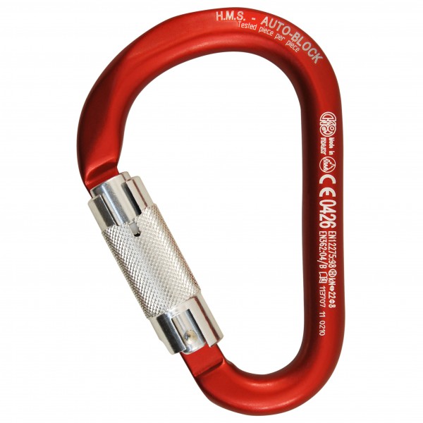 Kong - HMS Classic Autoblock - HMS-Karabiner rot von Kong