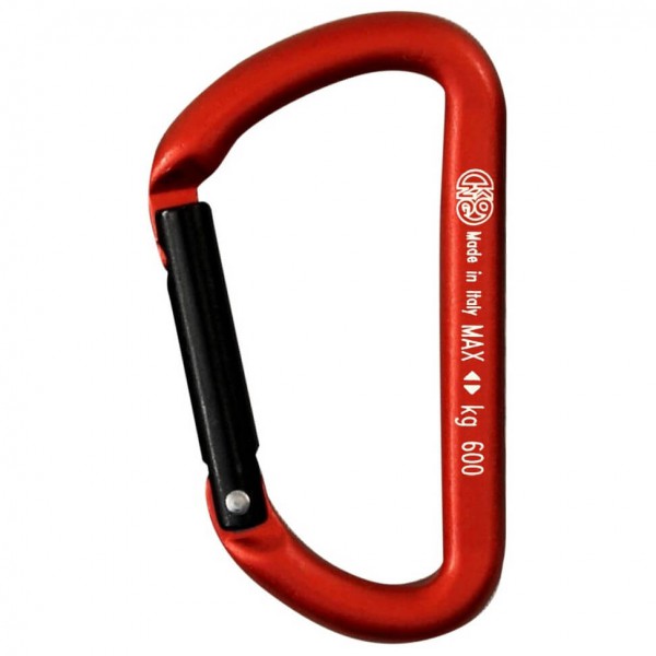 Kong - Mini D - Materialkarabiner rot von Kong