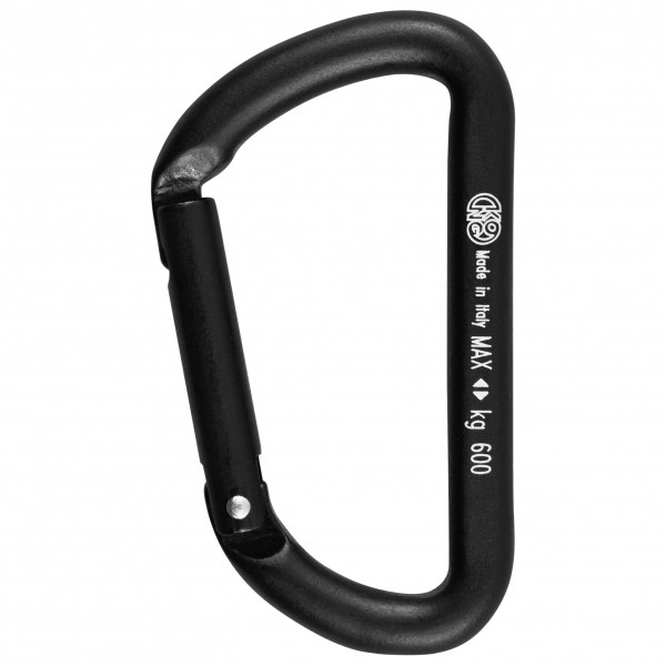 Kong - Mini D - Materialkarabiner schwarz von Kong