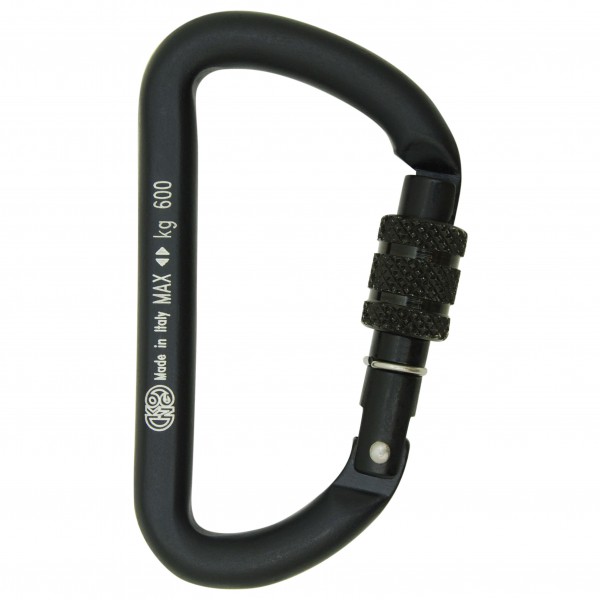 Kong - Mini D Screw Sleeve - Materialkarabiner schwarz von Kong