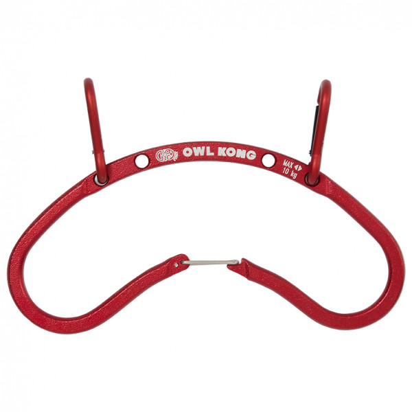 Kong - Owl Pitons Holder - Materialkarabiner rot von Kong