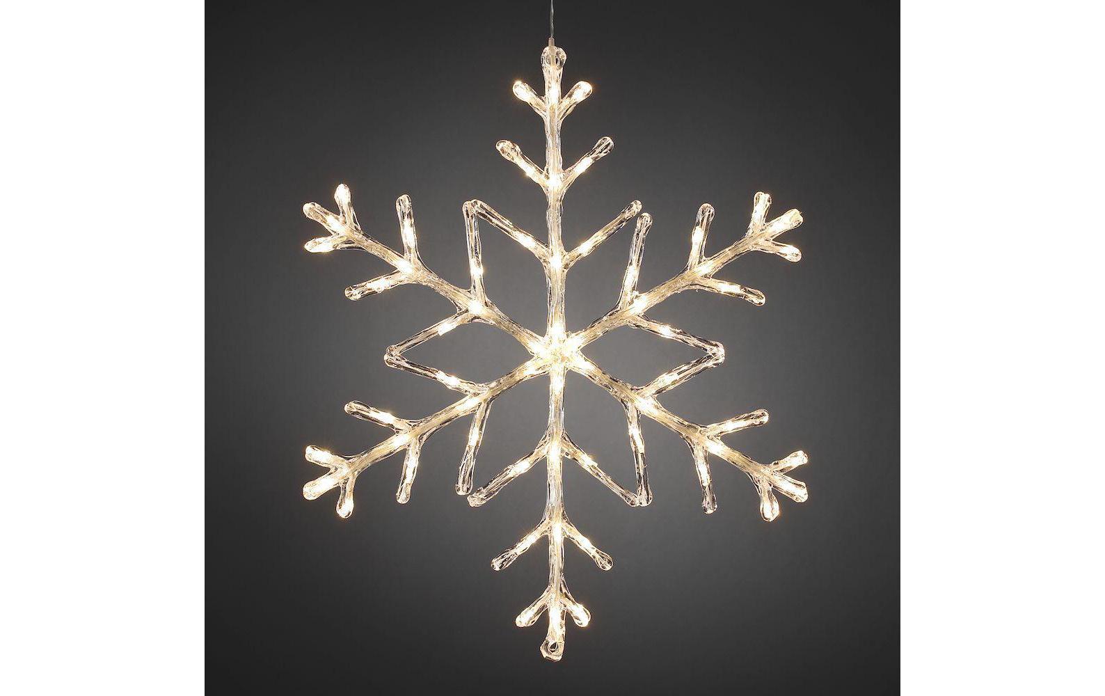 KONSTSMIDE LED Stern »Ø 60 cm Schneeflocke Gold«, 60 flammig, Leuchtmittel LED-Modul LED fest integriert KONSTSMIDE LED Stern »Ø 60 cm Schneeflocke Gold«, 60 flammig, Leuchtmittel LED-Modul LED fest integriert von Konstsmide