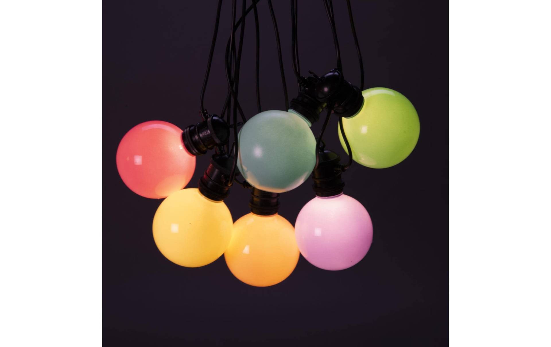 KONSTSMIDE Lichterkette »Solar Globe 10 LEDs Mehrfarbig«, 10 St.-flammig KONSTSMIDE Lichterkette »Solar Globe 10 LEDs Mehrfarbig«, 10 St.-flammig von Konstsmide
