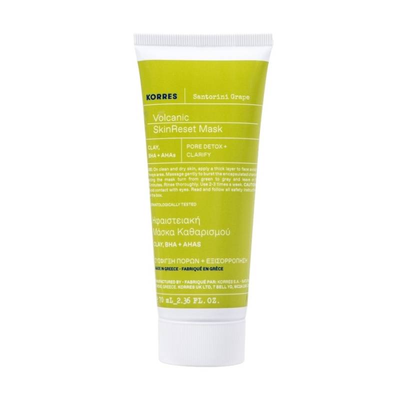 Korres natural products  Korres natural products SANTORINI GRAPE Hautverfeinernde Maske mit Vulkansand aktivkohle_maske 70.0 ml von Korres natural products