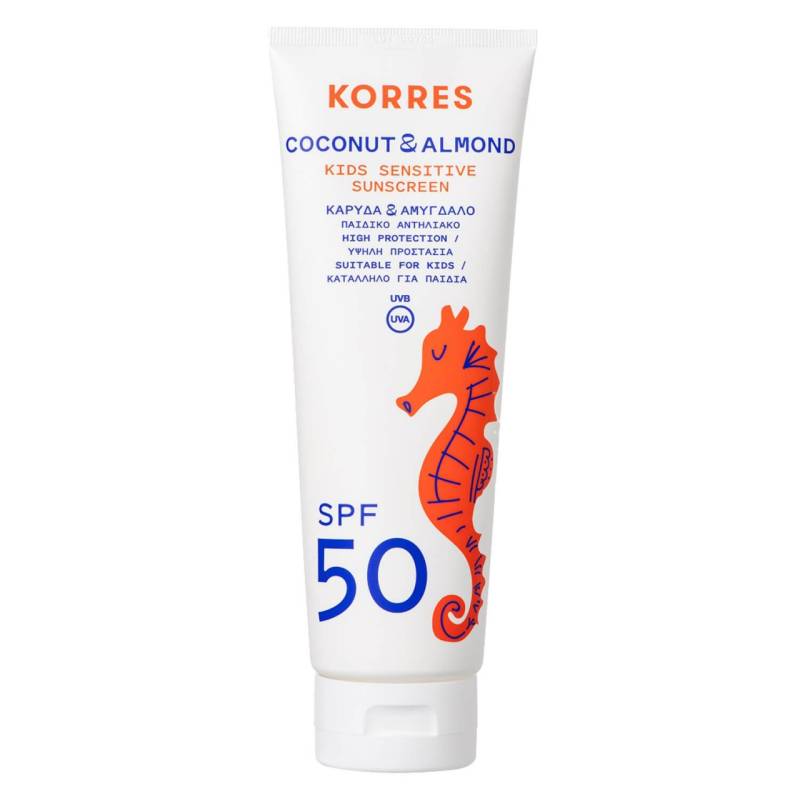 Korres Care - Coconut Almond Kids Sensitive Sunscreen SPF50 Face & Body von Korres