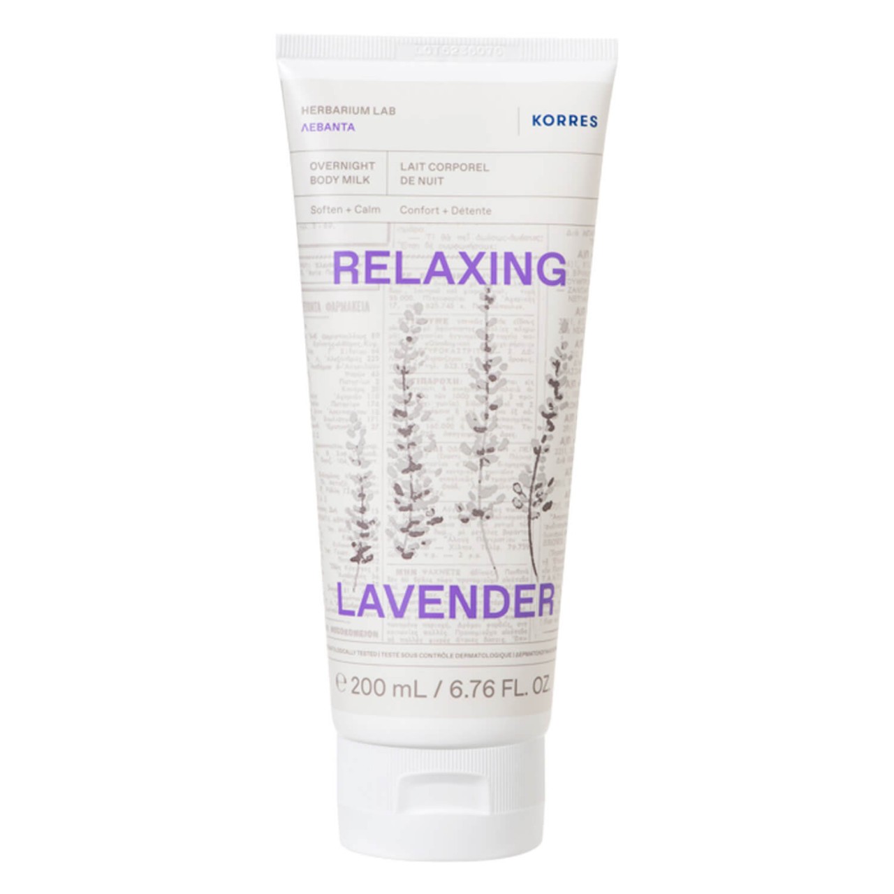 Korres Care - Relaxing Lavender Overnight Body Milk von Korres