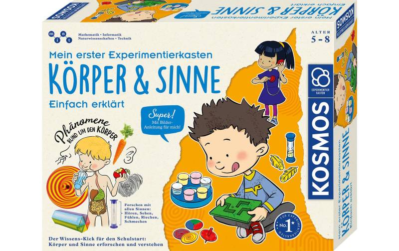 Kosmos Experimentierkasten »Mein erster Experimentierkasten – Körper & Sinne« von Kosmos