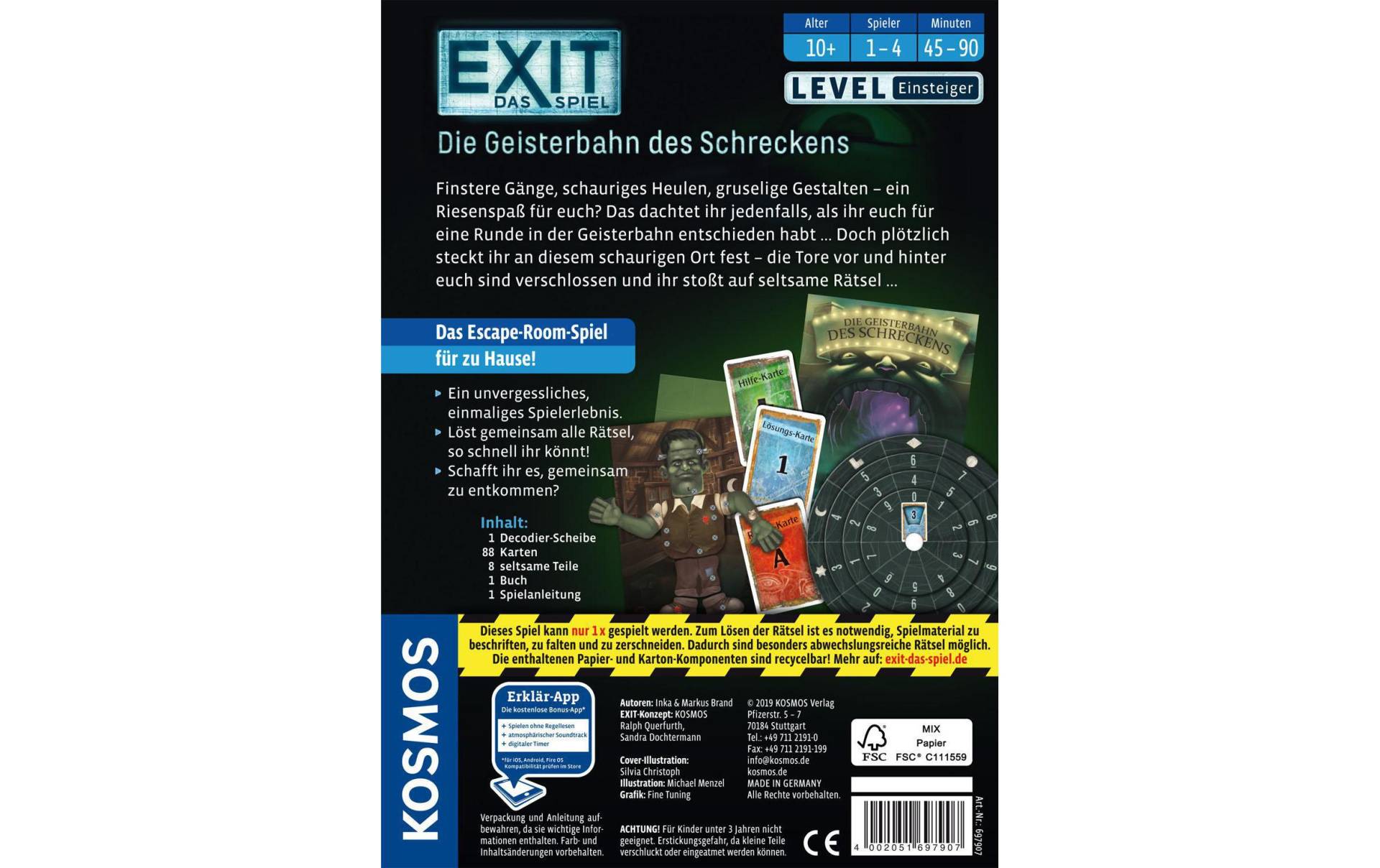 Kosmos Spiel »EXIT: Die Geister« von Kosmos