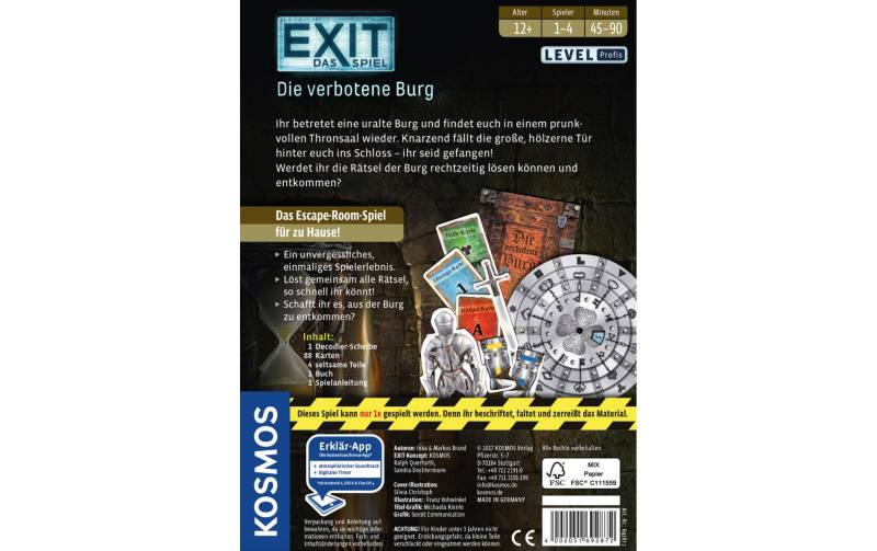 Kosmos Spiel »EXIT: Die Verbote« von Kosmos