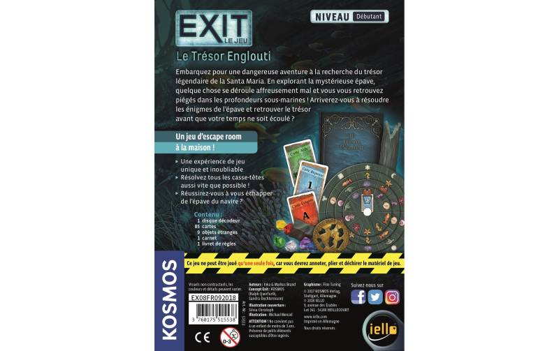 Kosmos Spiel »EXIT: Le Trésor« von Kosmos