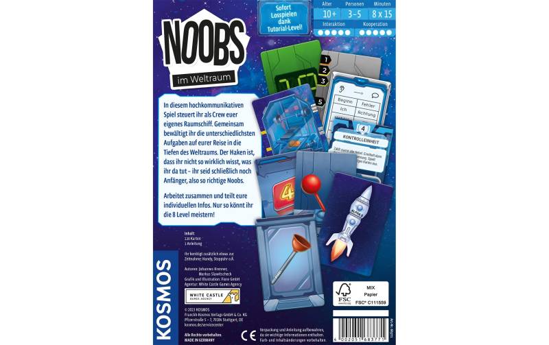 Kosmos Spiel »Noobs im Weltraum« von Kosmos