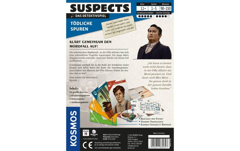 Kosmos Spiel »Suspects:« von Kosmos