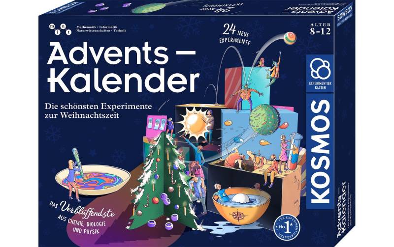 Kosmos Spielzeug-Adventskalender »Die schönsten Experimente zur Weihnachtszeit«, ab 8 Jahren von Kosmos