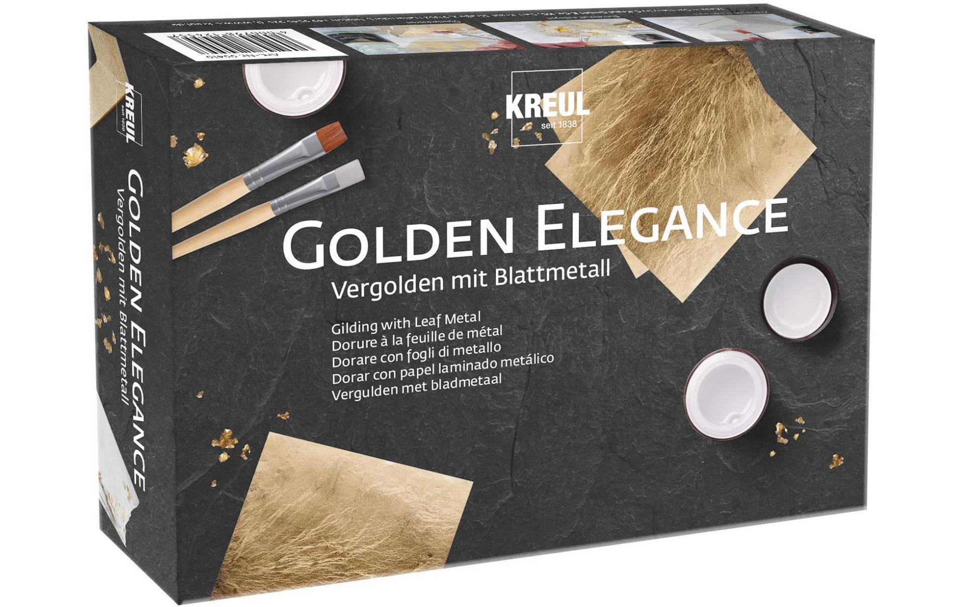 Kreul Bastelfarbe »Set Goldfarbenen Elegance 5-teilig«