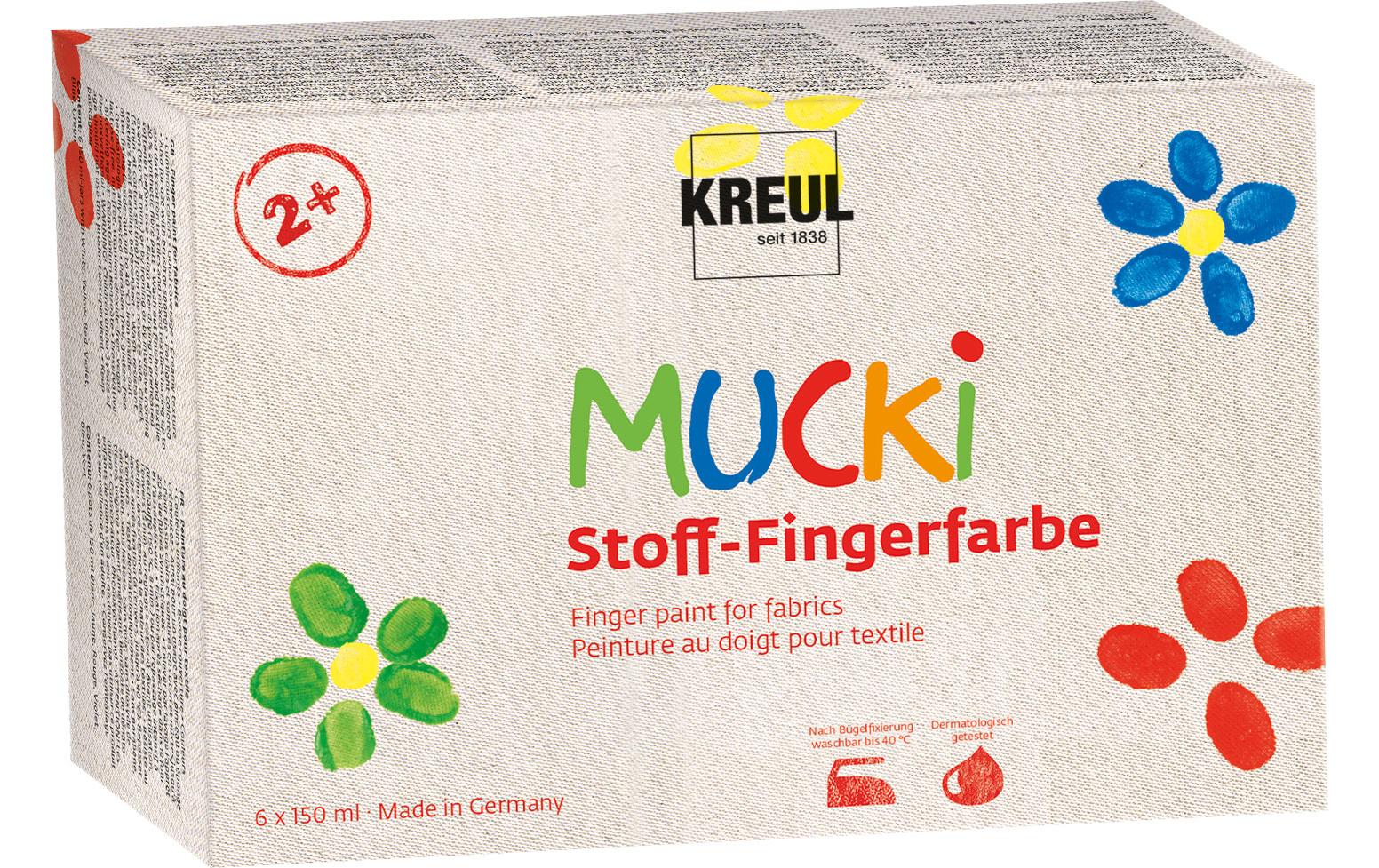 Kreul Fingerfarbe »Kreul Mucki 150 ml, 6 Stück« von Kreul