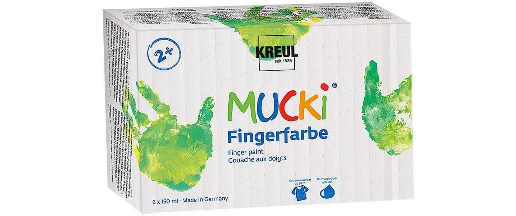 Kreul Fingerfarbe »Mucki 150 ml, 6 Stück« von Kreul