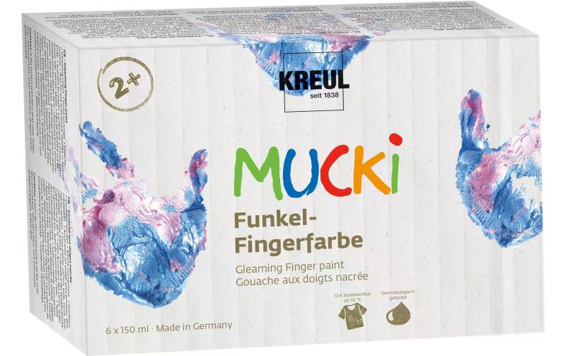 Kreul Fingerfarbe »Mucki 150 ml, 6 Stück« von Kreul