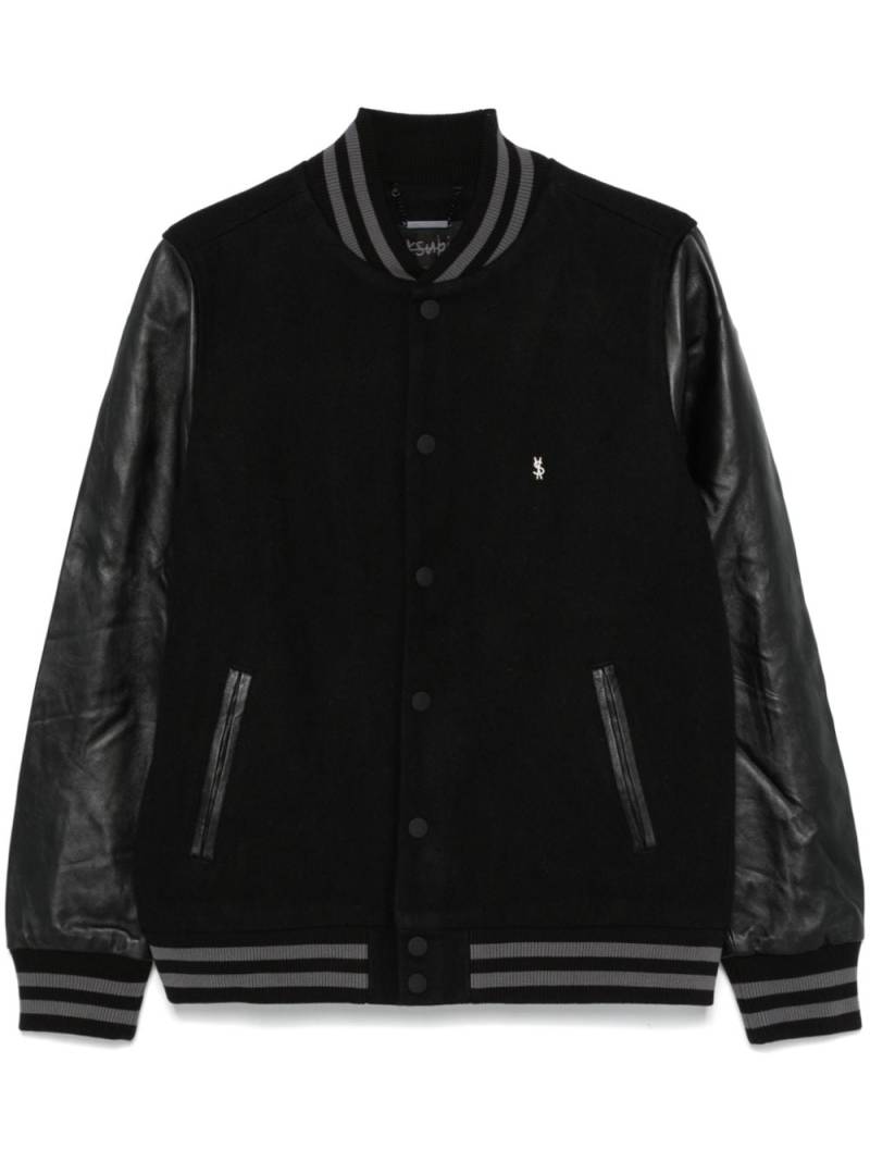 Ksubi 1999 King Letterman bomber jacket - Black von Ksubi