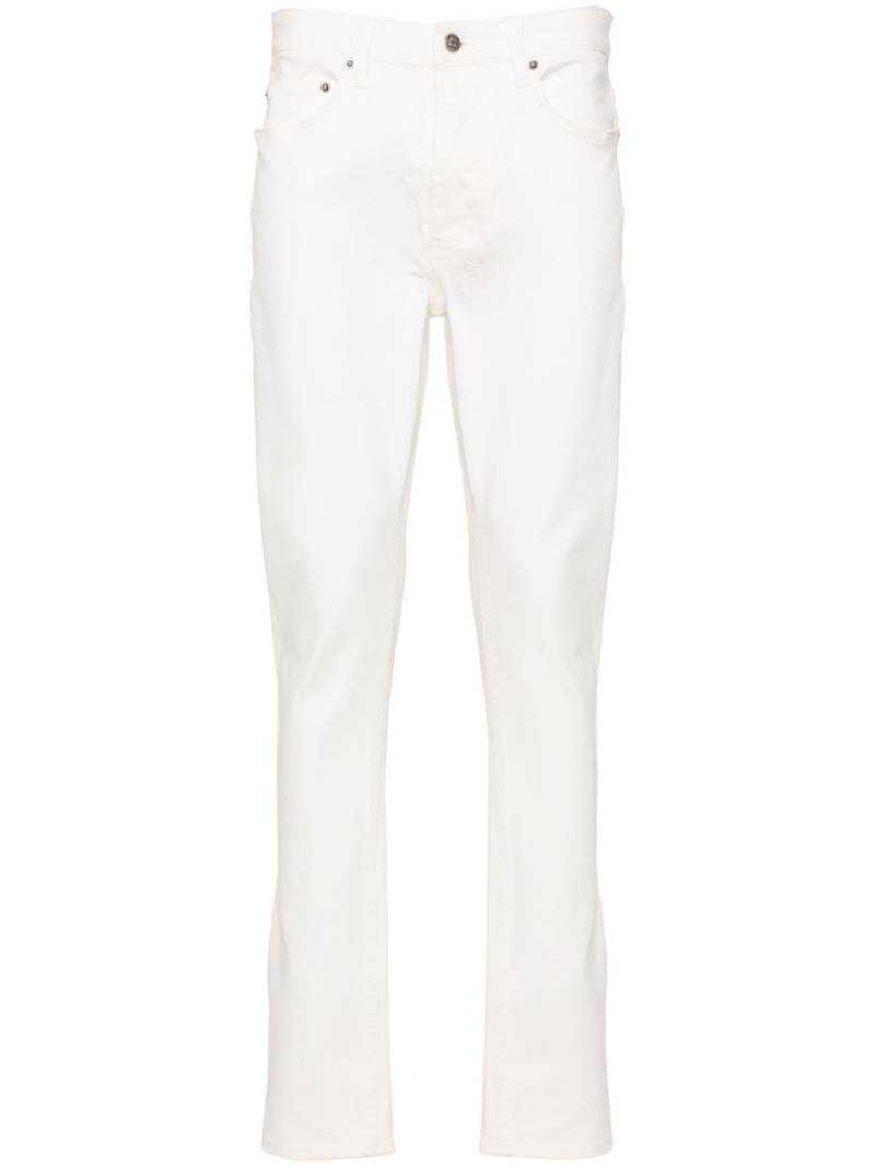 Ksubi Chitch Avalanche mid-rise slim-fit jeans - White von Ksubi