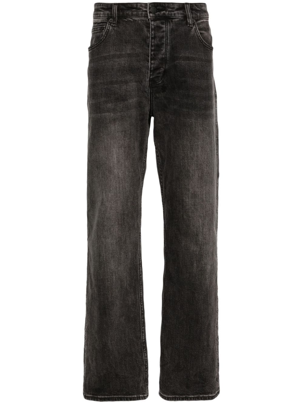 Ksubi Hazlow mid-rise straight-leg jeans - Black von Ksubi