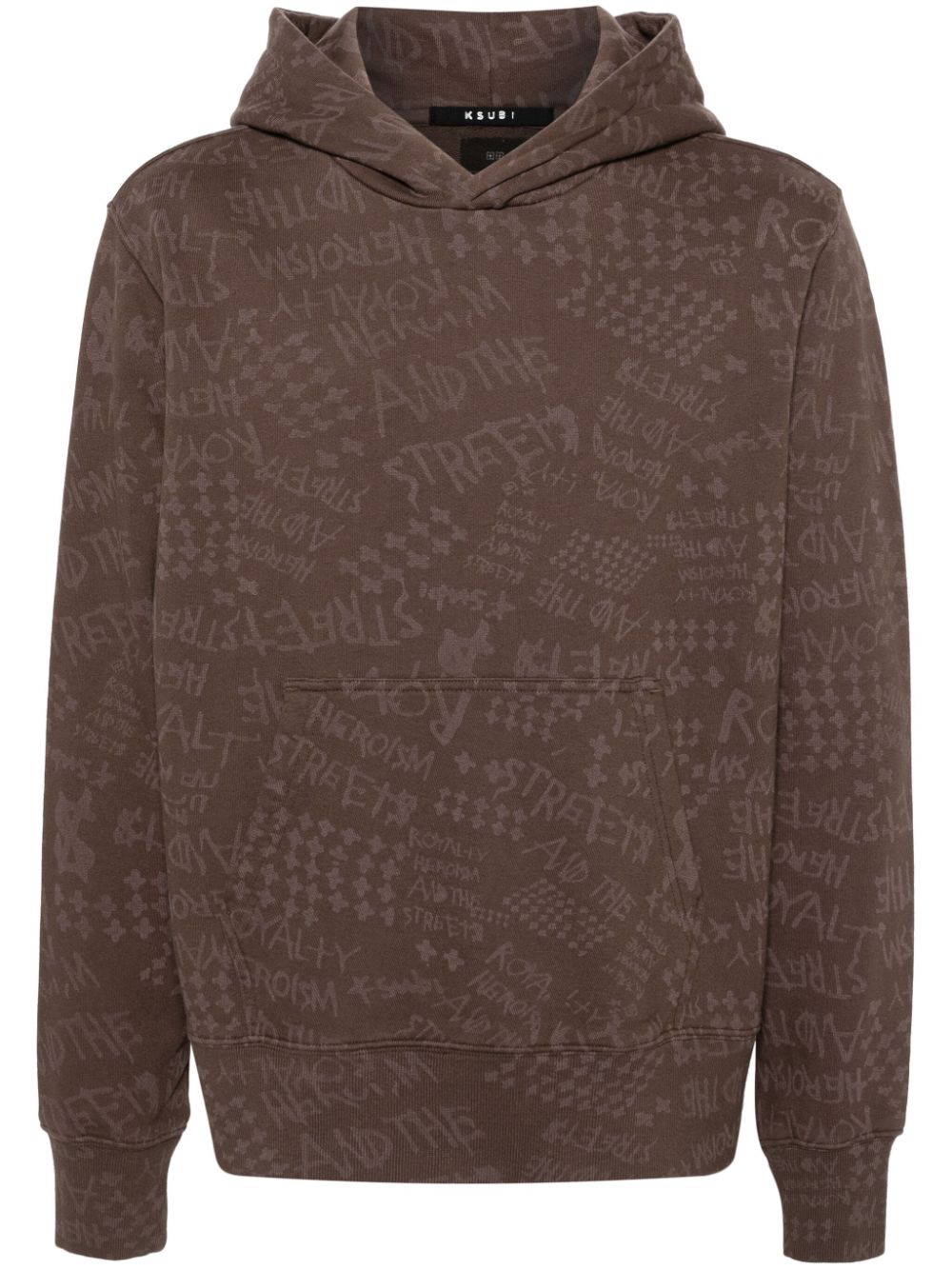 Ksubi Heroism Kash cotton hoodie - Brown von Ksubi