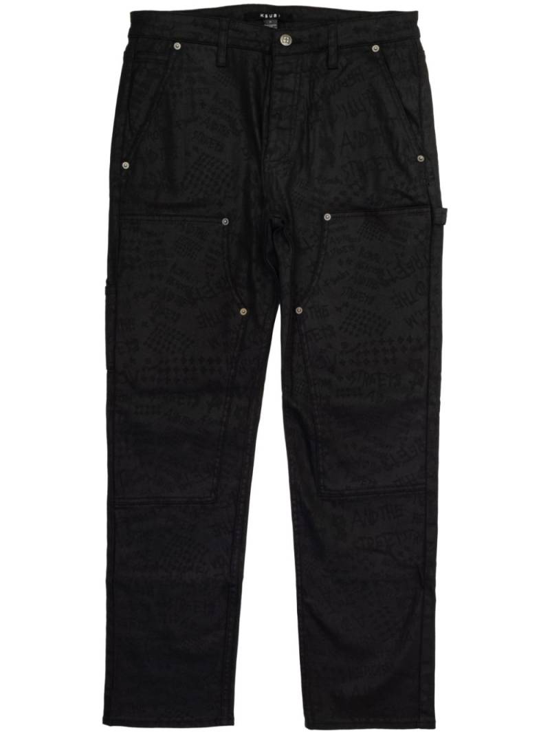 Ksubi Operator straight-leg jeans - Black von Ksubi