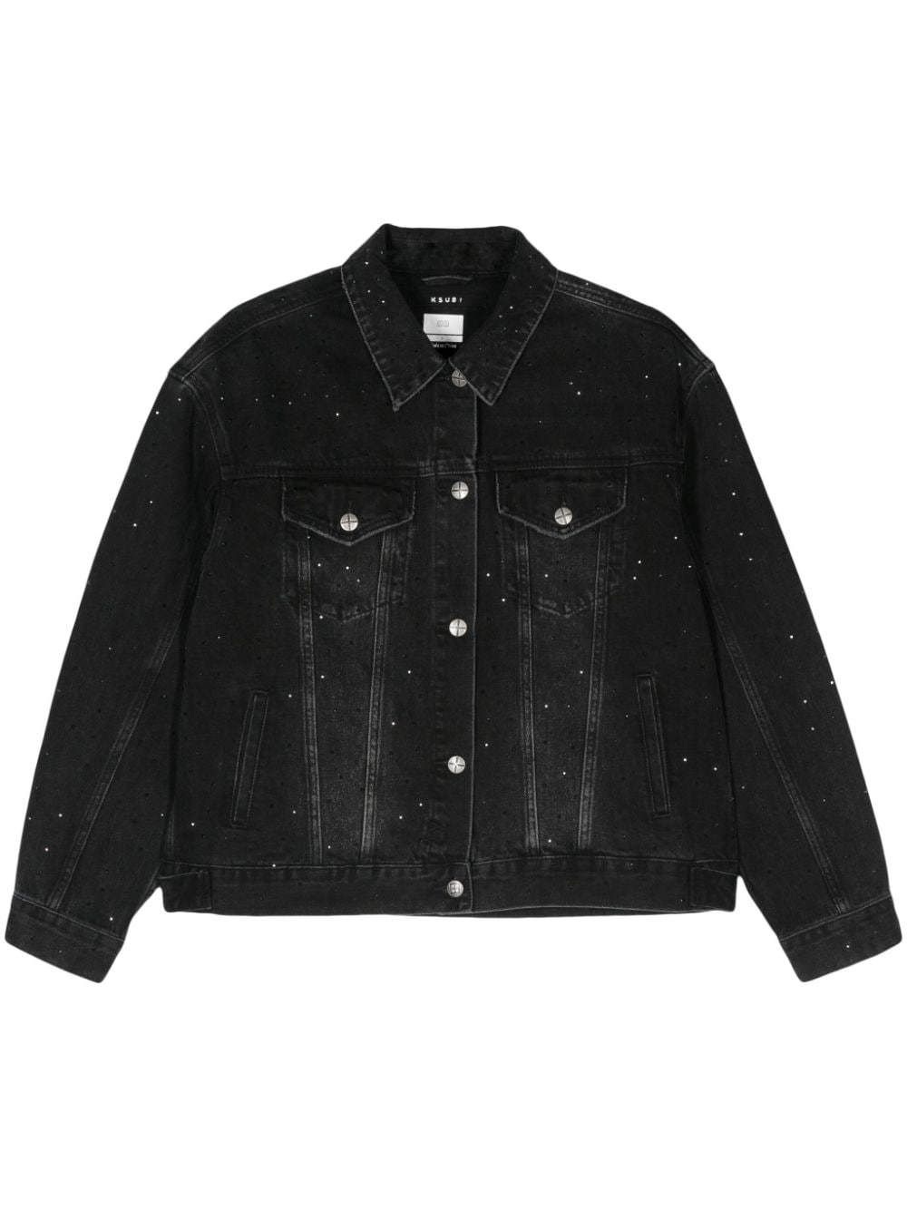 Ksubi Oversized Krystal Noir denim jacket - Black von Ksubi