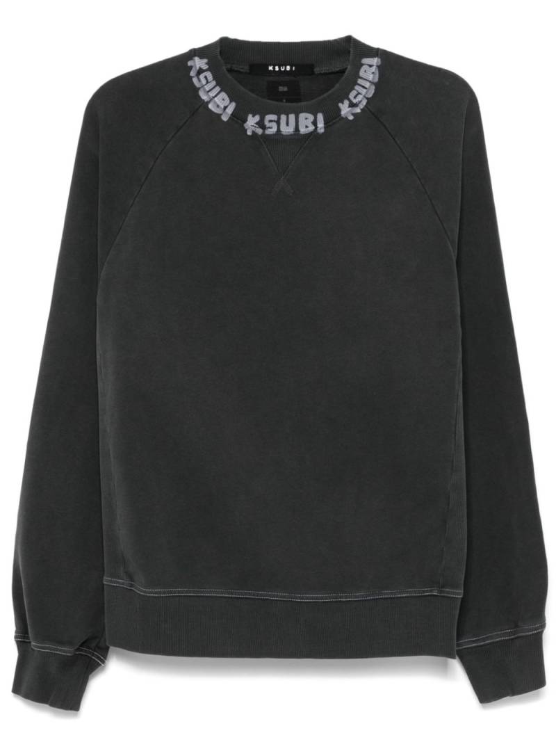 Ksubi Scrawl Origin sweatshirt - Black von Ksubi