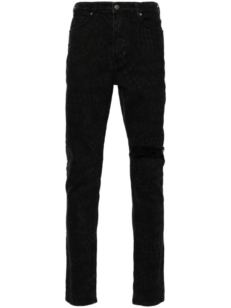 Ksubi Van Winkle Heroism mid-rise skinny jeans - Black von Ksubi