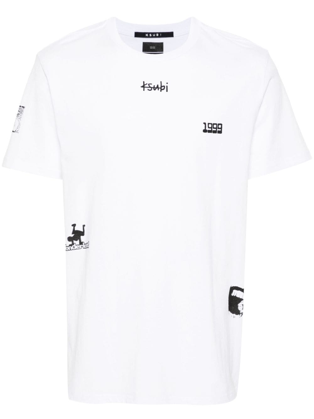 Ksubi Zine Kash cotton T-shirt - White von Ksubi