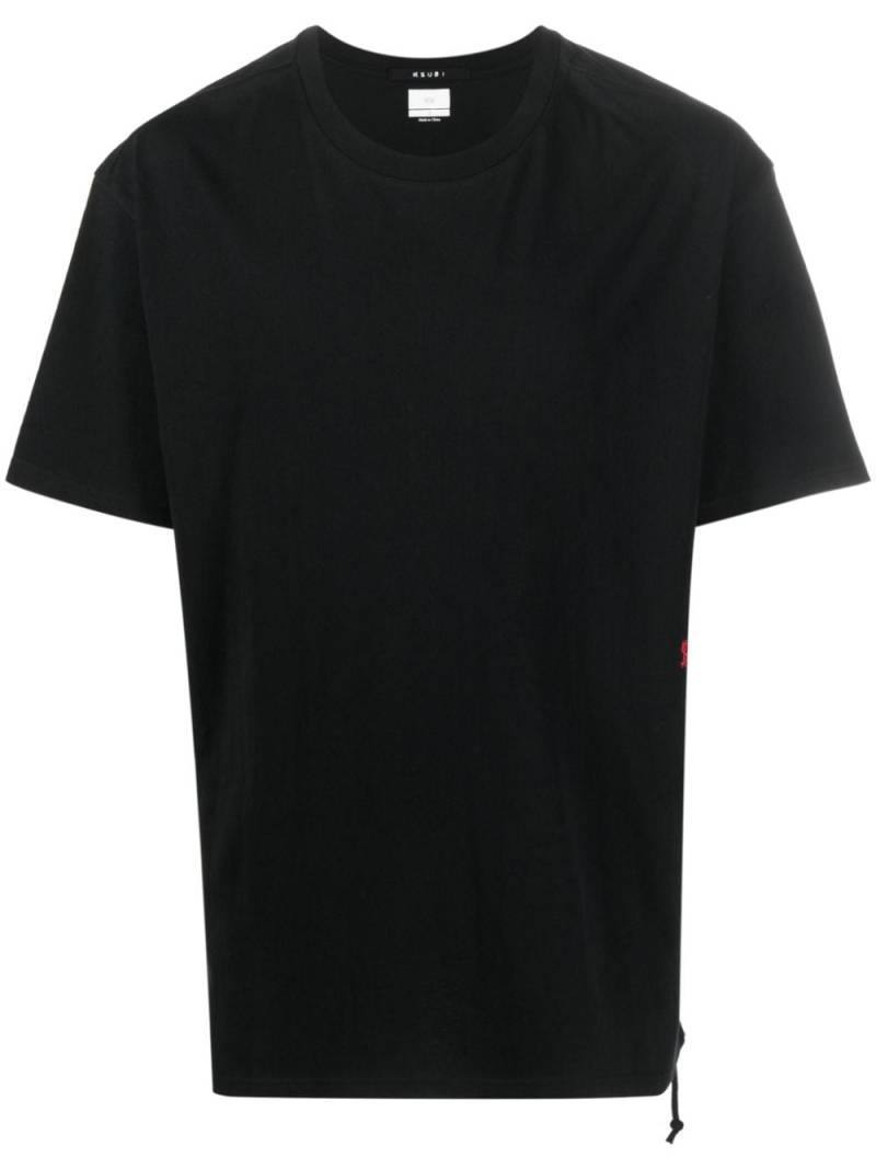 Ksubi logo-embroidered cotton T-shirt - Black von Ksubi