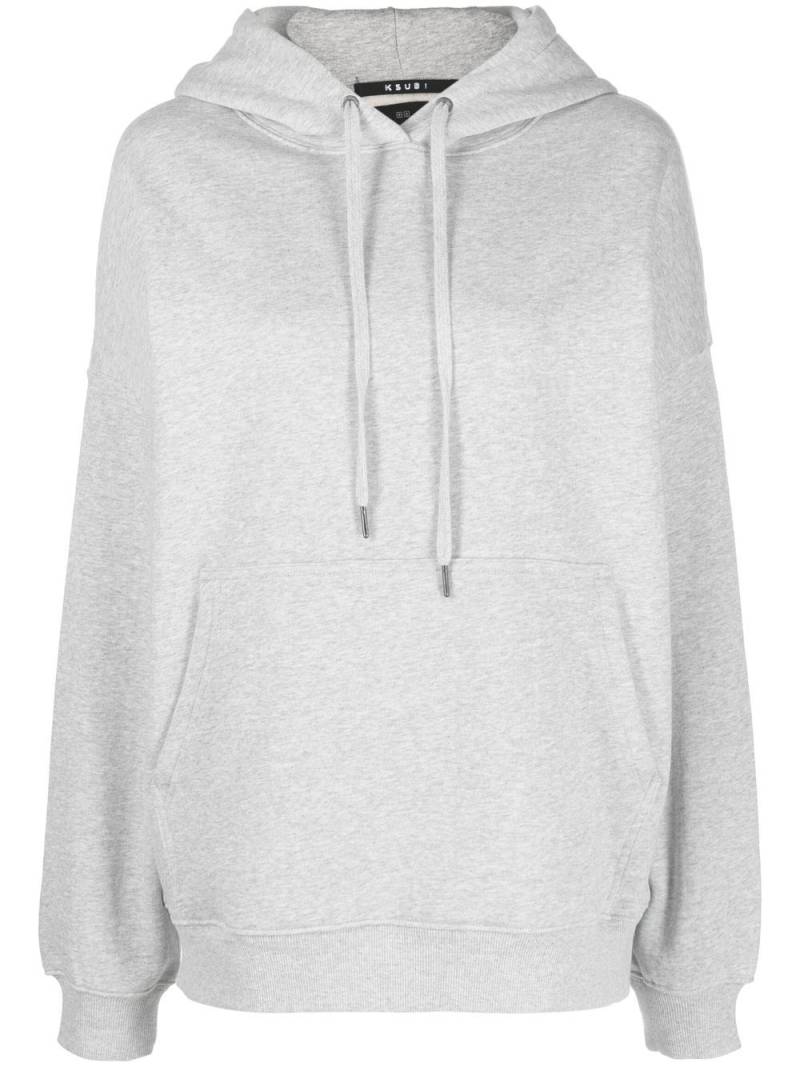 Ksubi melange boyfriend-cut hoodie - Grey von Ksubi