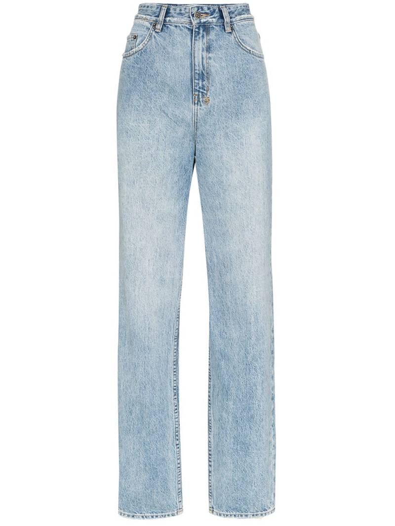 Ksubi playback high-waisted straight leg jeans - Blue von Ksubi