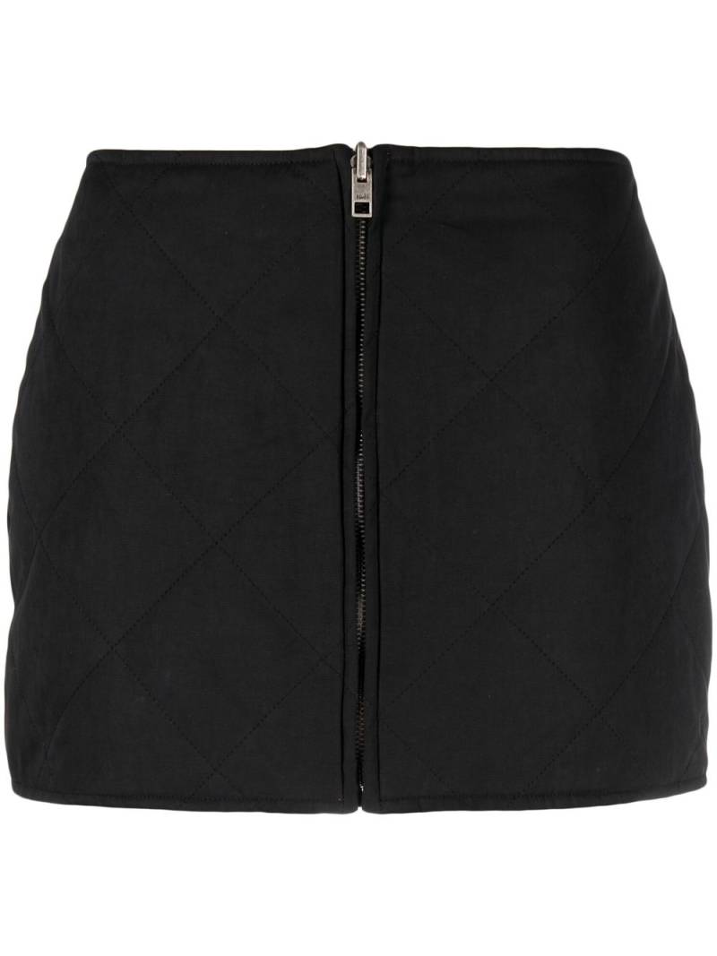 Ksubi reversible zip-up miniskirt - Black von Ksubi