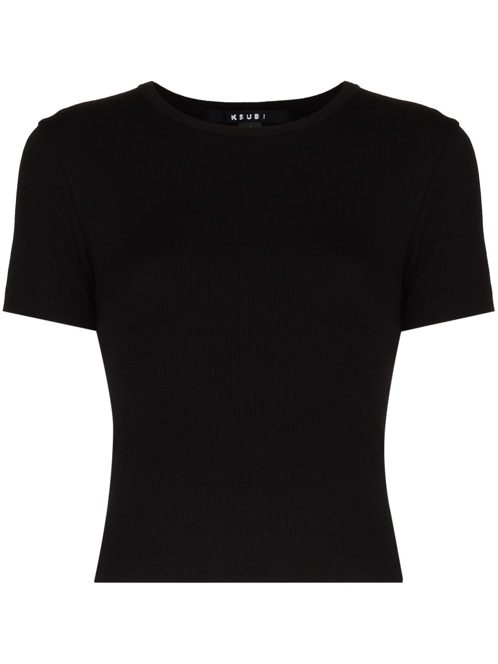 Ksubi short-sleeved cropped T-shirt - Black von Ksubi