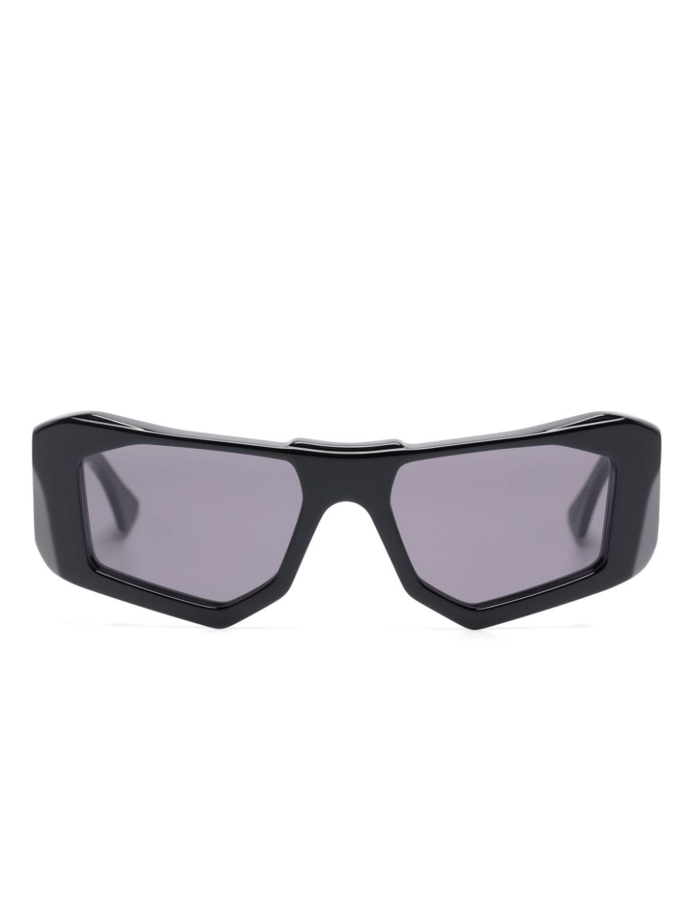 Kuboraum F6 geometric-frame sunglasses - Black von Kuboraum