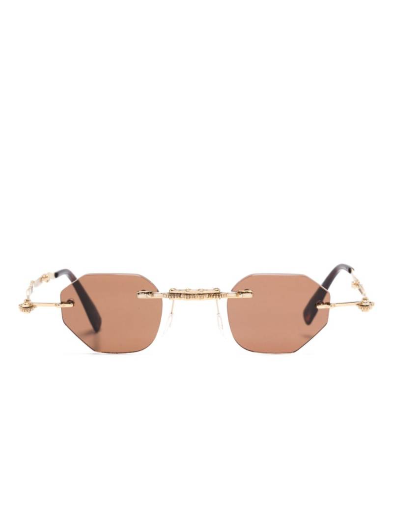 Kuboraum H45 sunglasses - Gold von Kuboraum