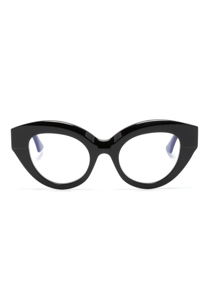 Kuboraum K35 cat eye-frame glasses - Black von Kuboraum