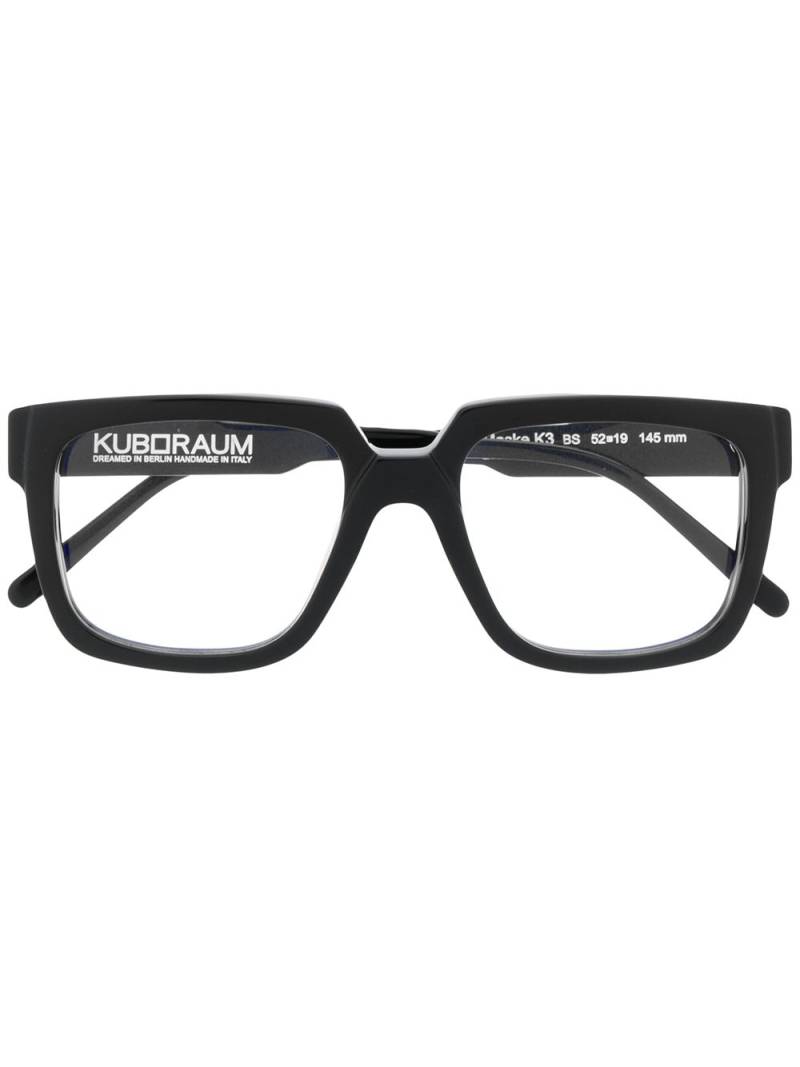 Kuboraum Mask EK3 glasses - Black von Kuboraum