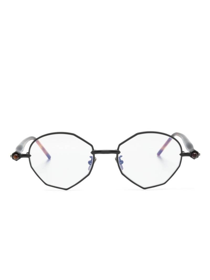 Kuboraum Mask P71 geometric-frame glasses - Black von Kuboraum