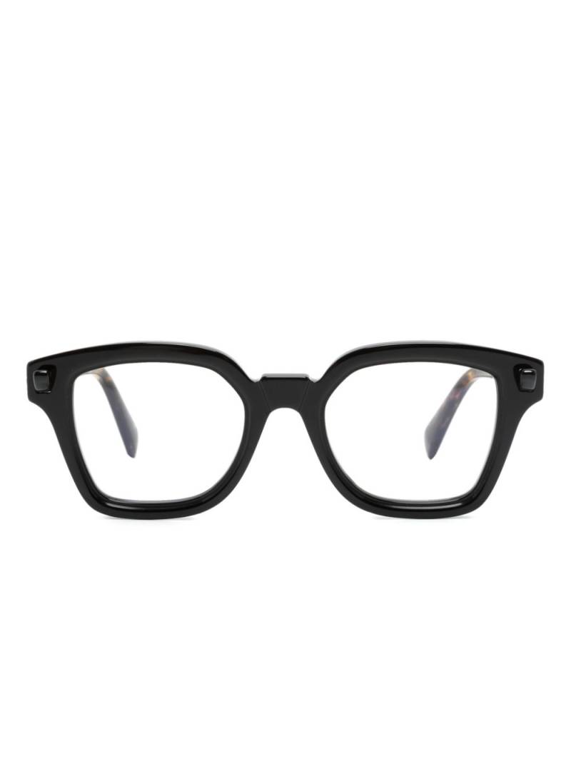 Kuboraum Mask Q3 square-frame glasses - Brown von Kuboraum