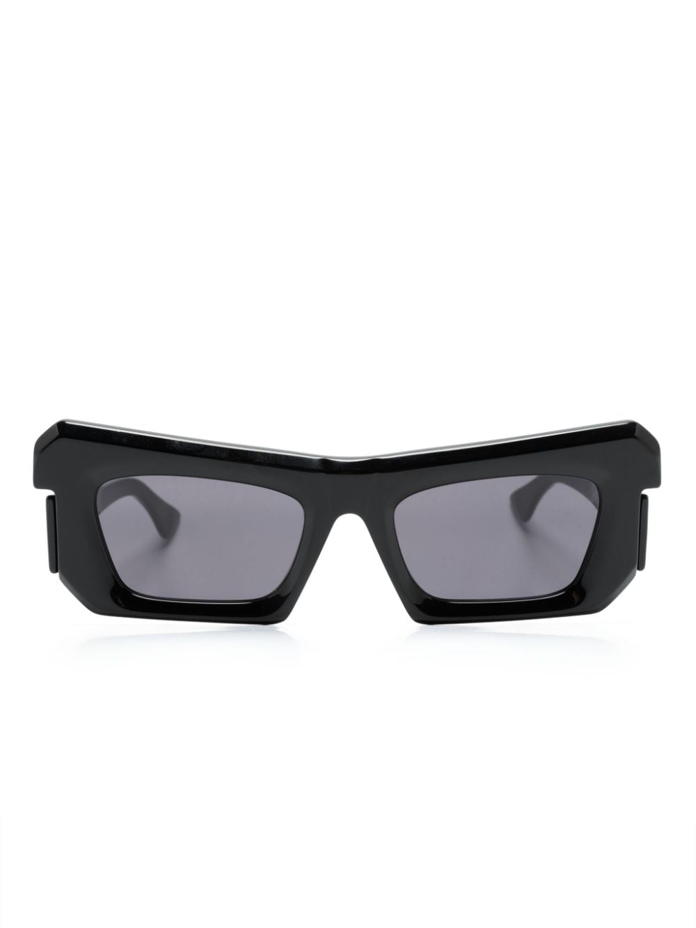 Kuboraum P2 rectangle-frame sunglasses - Black von Kuboraum