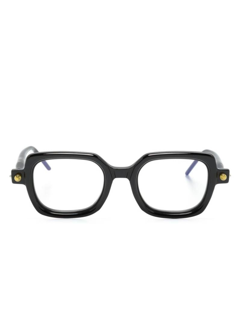 Kuboraum P4 square-frame glasses - Black von Kuboraum